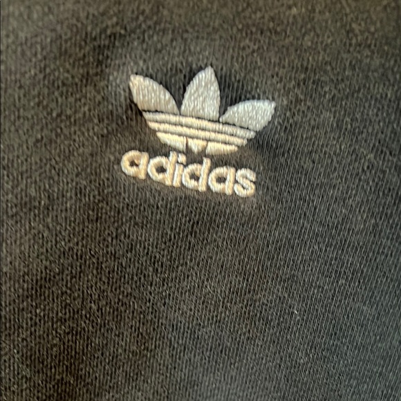 Adidas Black Cropped Hoodie - Picture 2 of 5